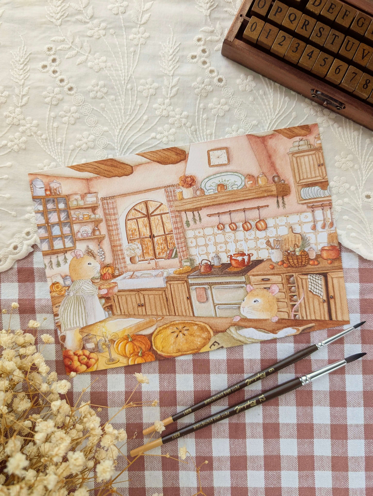 Illustration "Cuisine d'Automne"