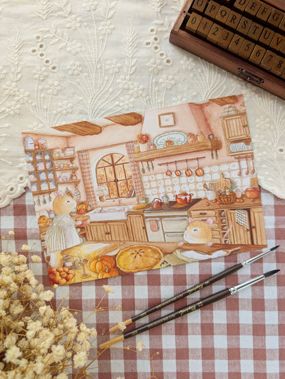 Illustration "Cuisine d'Automne"