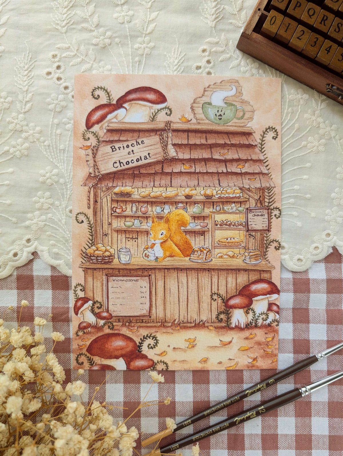 Illustration "Brioche et Chocolat"