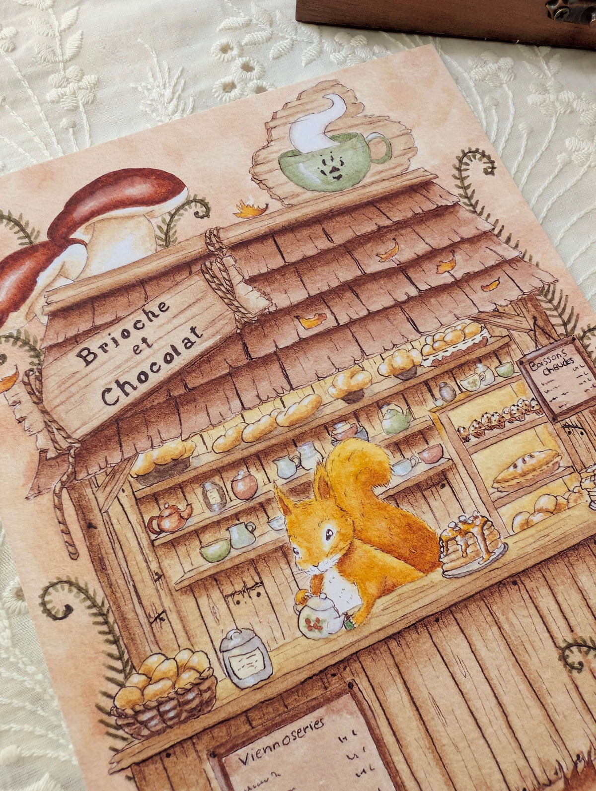 Illustration "Brioche et Chocolat"