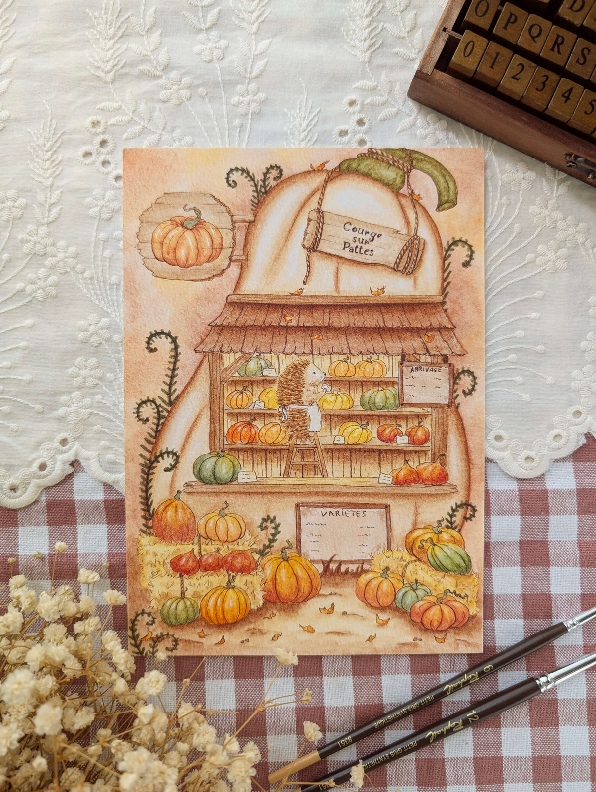Illustration "Courge sur Pattes"