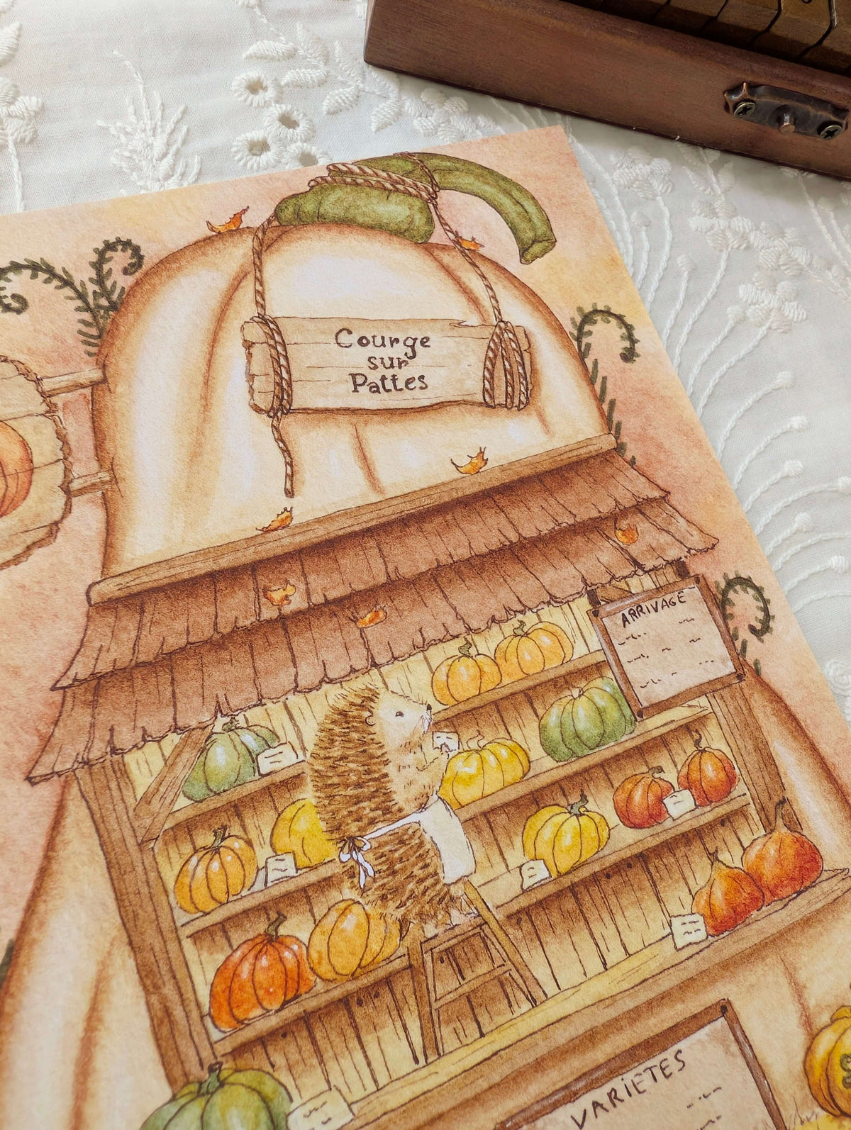 Illustration "Courge sur Pattes"