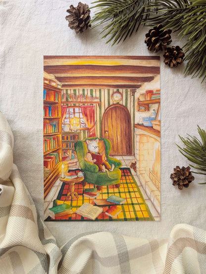 Illustration "La Bibliothèque"