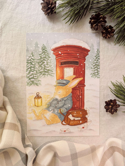 Illustration "Le Postier Endormi"