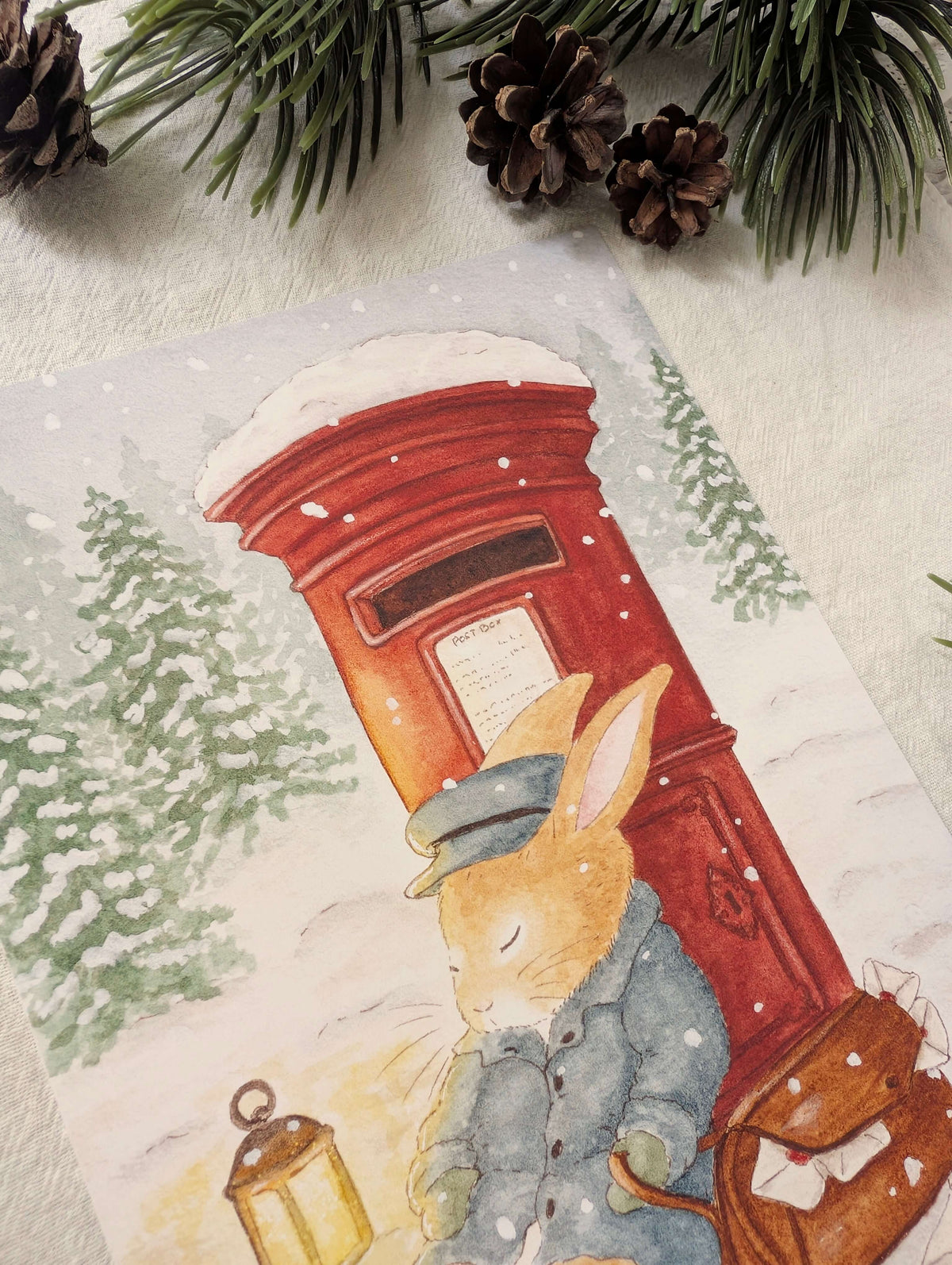 Illustration "Le Postier Endormi"