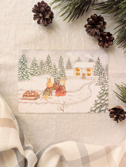 Illustration "Retour au Cottage"