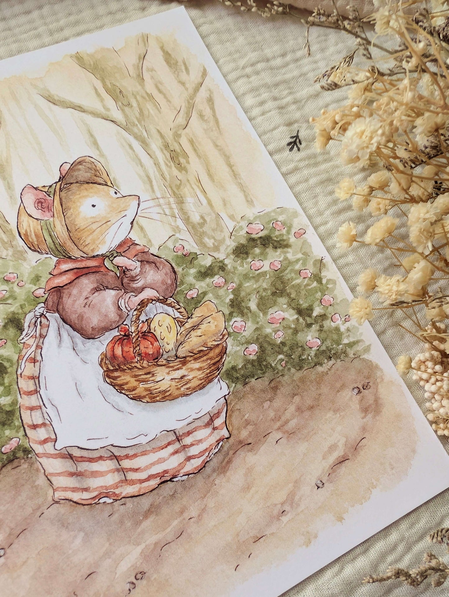 Illustration "Retour du Marché"