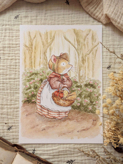 Illustration "Retour du Marché"
