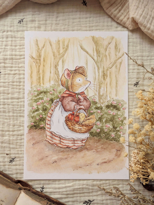 Illustration "Retour du Marché"