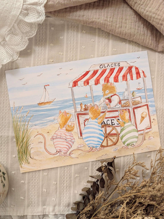 Illustration "Marchand de Glaces"