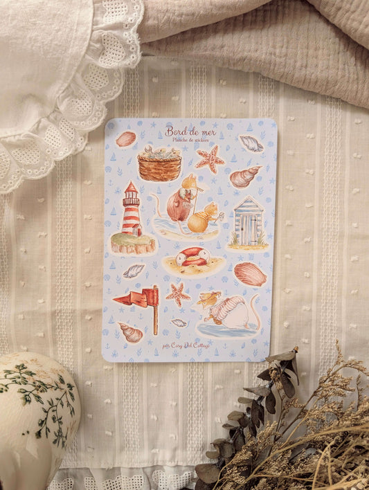 Planche de Stickers "Bord de Mer"