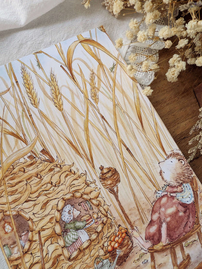 Illustration "À l'ombre des Blés"