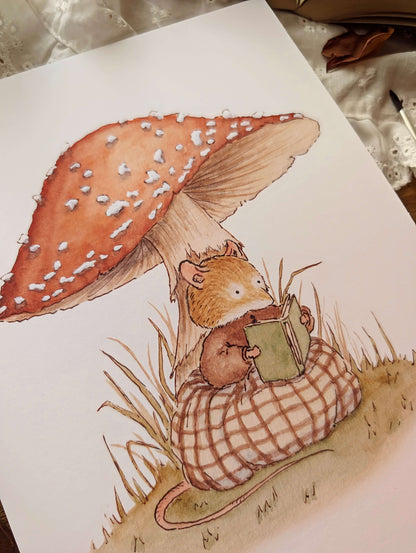 Illustration "Lecture Champignon"