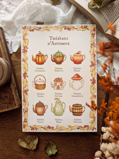 Illustration "Théières d'Automne"
