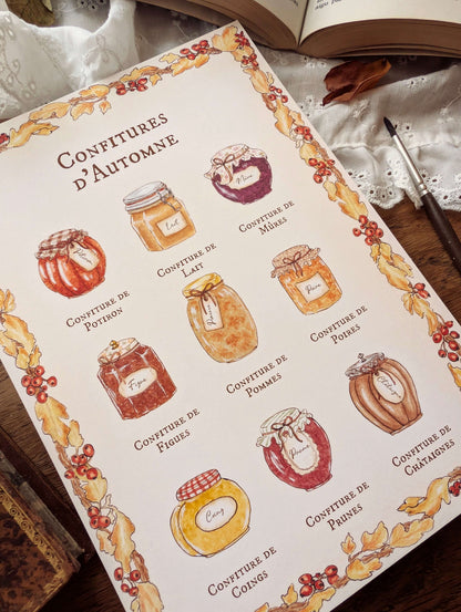 Illustration "Confitures d'Automne"