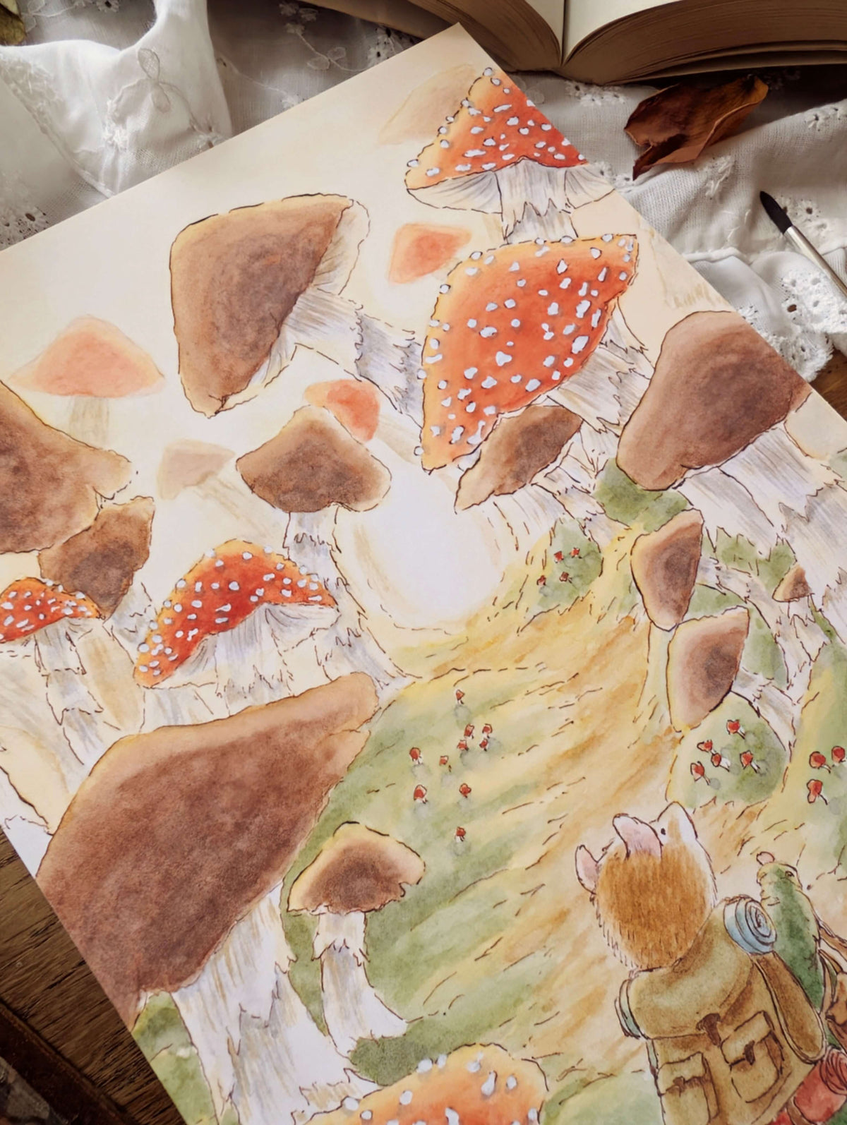 Illustration "La Forêt de Champignons"