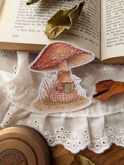 Sticker "Lecture Champignon"