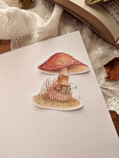 Sticker "Lecture Champignon"