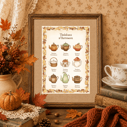 Illustration "Théières d'Automne"